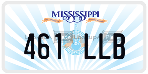 461LLB  license plate in MS