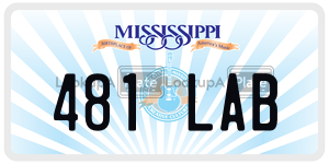 481LAB  license plate in MS