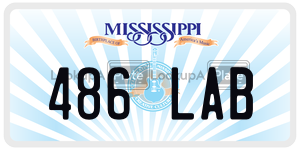 486LAB  license plate in MS