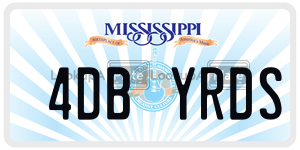 4DBYRDS  license plate in MS
