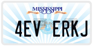 4EVERKJ  license plate in MS