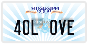 4OLOVE  license plate in MS