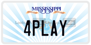 4PLAY  license plate in MS