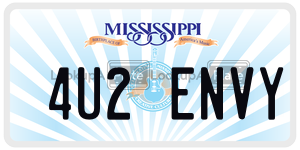 4U2ENVY  license plate in MS