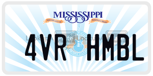 4VRHMBL  license plate in MS