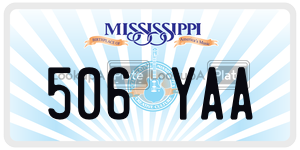 506YAA  license plate in MS