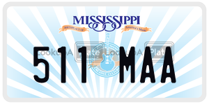 511MAA  license plate in MS