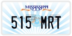 515MRT  license plate in MS