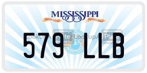 579LLB  license plate in MS