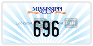 696  license plate in MS
