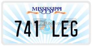 741LEG  license plate in MS
