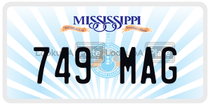 749MAG  license plate in MS