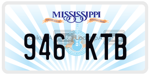 946KTB  license plate in MS