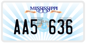 AA5636  license plate in MS