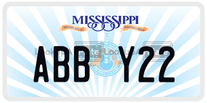 ABBY22  license plate in MS
