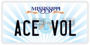 ACEVOL  license plate in MS