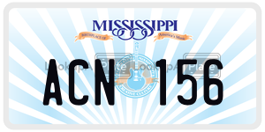 ACN156  license plate in MS