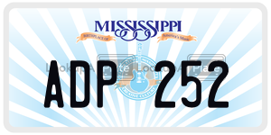 ADP252  license plate in MS