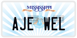 AJEWEL  license plate in MS