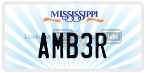 AMB3R  license plate in MS