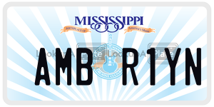 AMBR1YN  license plate in MS