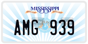AMG939  license plate in MS