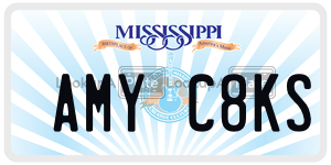 AMYC8KS  license plate in MS