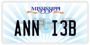 ANNI3B  license plate in MS