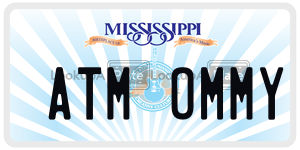 ATMOMMY  license plate in MS