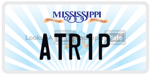 ATR1P  license plate in MS