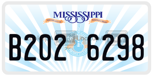 B2026298  license plate in MS