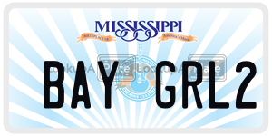BAYGRL2  license plate in MS