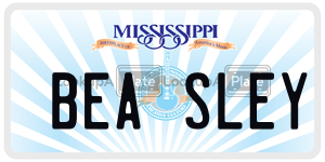 BEASLEY  license plate in MS