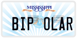 BIPOLAR  license plate in MS