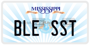 BLESST  license plate in MS