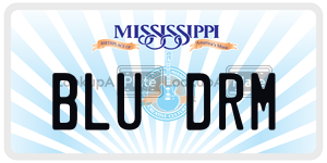 BLUDRM  license plate in MS