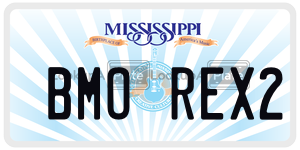 BMOREX2  license plate in MS