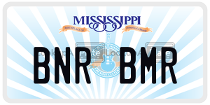 BNRBMR  license plate in MS