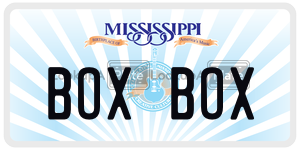 BOXBOX  license plate in MS