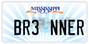 BR3NNER  license plate in MS