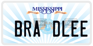 BRADLEE  license plate in MS