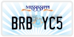 BRBYC5  license plate in MS