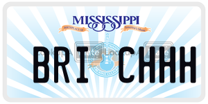 BRICHHH  license plate in MS