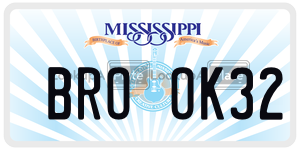 BROOK32  license plate in MS