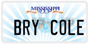 BRYCOLE  license plate in MS