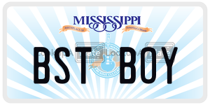 BSTBOY  license plate in MS