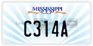 C314A  license plate in MS