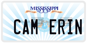CAMERIN  license plate in MS