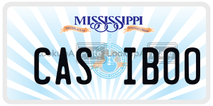 CASIBOO  license plate in MS
