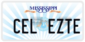 CELEZTE  license plate in MS